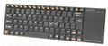 2.4G wireless keyboard with touch pad for ipad pc computer 1