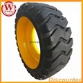 17.5-25 23.5-25 solid OTR tires with rims