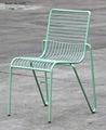 New design stackable steel dining chair 1