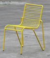 New design stackable steel dining chair 3