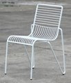 New design stackable steel dining chair 4