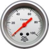 Utrema Racing Mechanical Oil Pressure Gauge 2-5/8 in. 