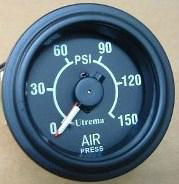  Utrema Dual Air Pressure Gauges 2-1/16"