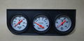 Utrema Triple Gauge Set, water temp/volt/oil press gauge