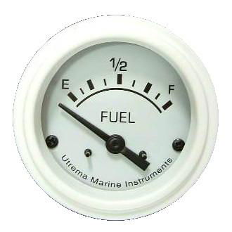 Utrema White Marine Fuel Level Gauge 