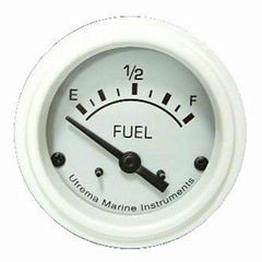 Utrema White Marine Fuel Level Gauge 