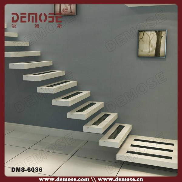 modern tempered glass floating staircase 4