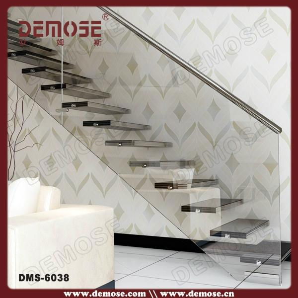 modern tempered glass floating staircase 5