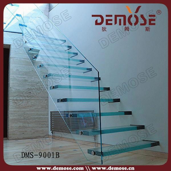 glass stair treads floating stairs 4