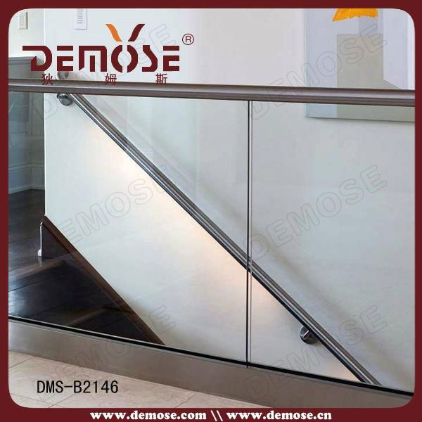 interior frameless glass railing u channel railings 3