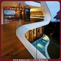 interior frameless glass railing u channel railings 2