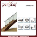 modern frameless fiberglass stair