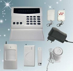 8 zones home security alarm 