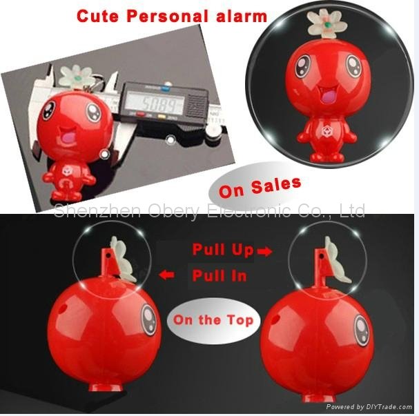 Cute doll personal guard alarm for children