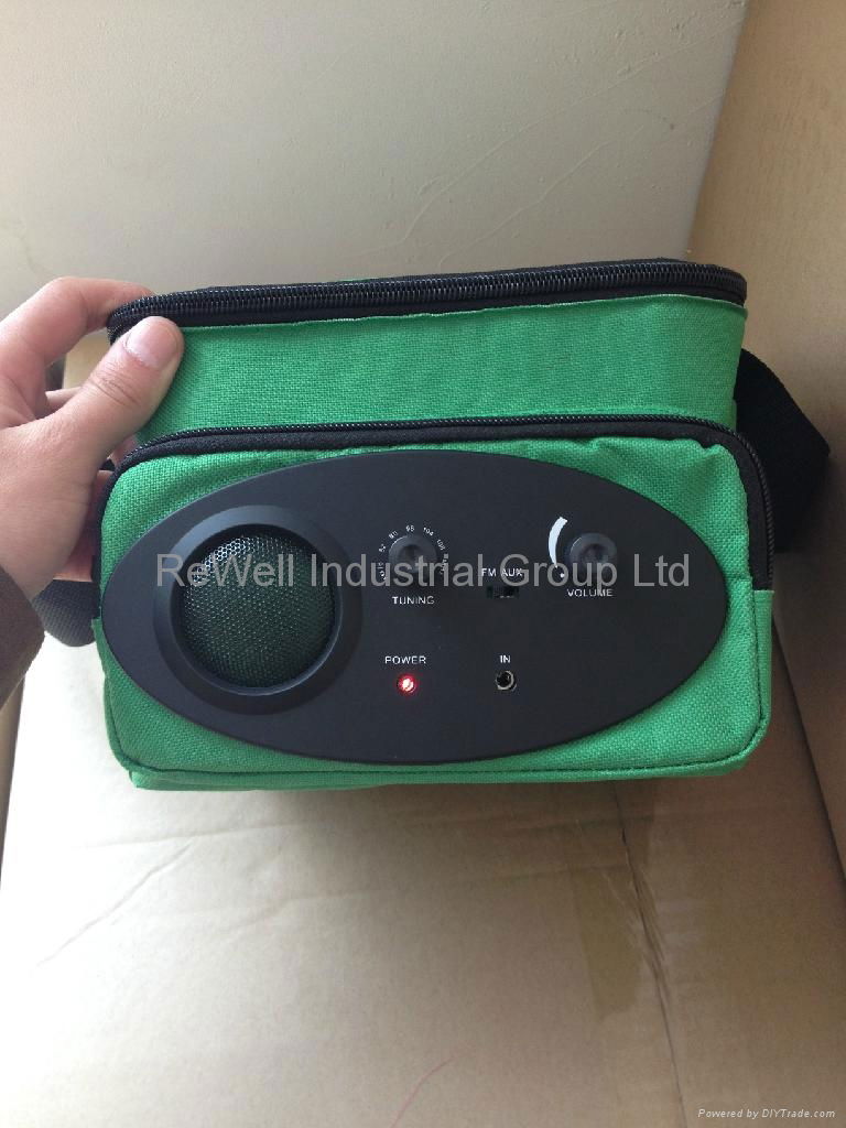 DYC company  Cooler bag with Speaker 6 Can Capacity with Logo 5