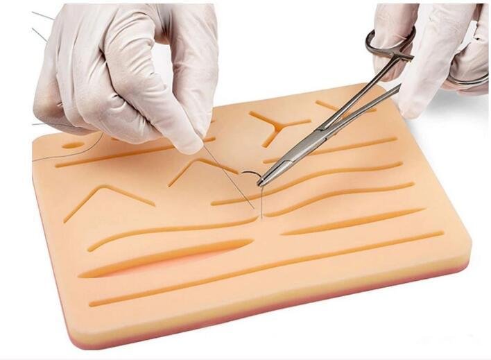 Skin silicone and silica gel for making silicone suture pad 2
