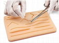 Skin silicone and silica gel for making silicone suture pad