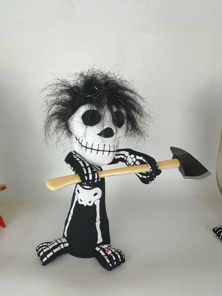 2017 new dancing skeleton halloween toy halloween gift 4