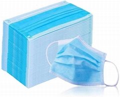Non Woven Breathing Protection Anti Virus 3ply Disposable Face Mask