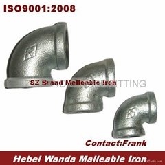Galvanized Malleable Iron Pipe Fitting Elbow
