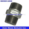 Galvanized Malleable Iron Pipe Fitting Hex Nipple