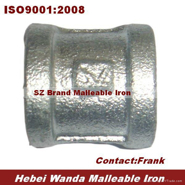 Galvanized Malleable Iron Pipe Fitting Socket With Npt Thread