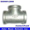 Galvanized iron pipe fitting tee equal