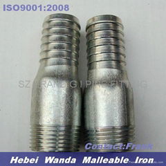 Galvanized hose nipple