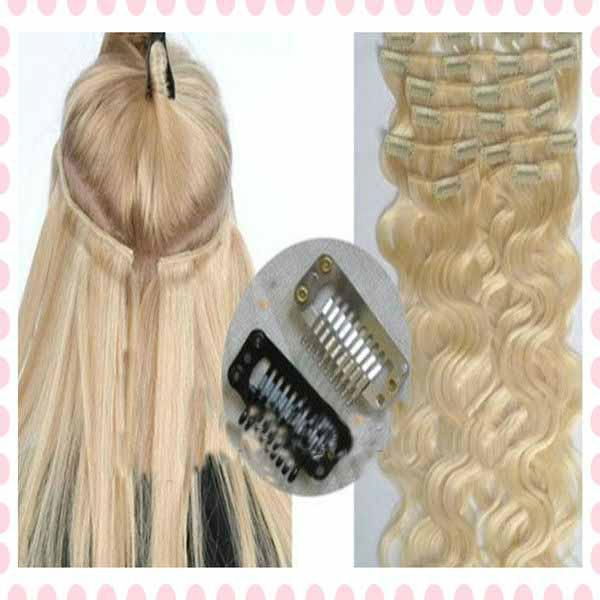 high quality best sellig hair extensions clips  