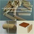 natural wooden dowel pin with chamfered ends 3