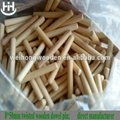 natural wooden dowel pin with chamfered ends 4