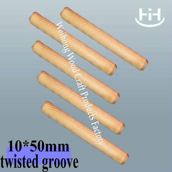 natural wooden dowel pin of good quality; manufacturer
