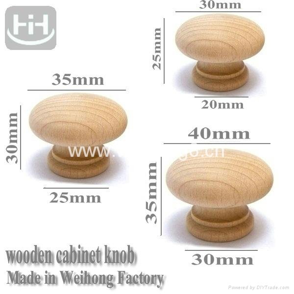 well sanded wooden cabinet knob  3