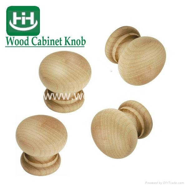 well sanded wooden cabinet knob  2