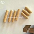 wooden dowel pin of different sizes