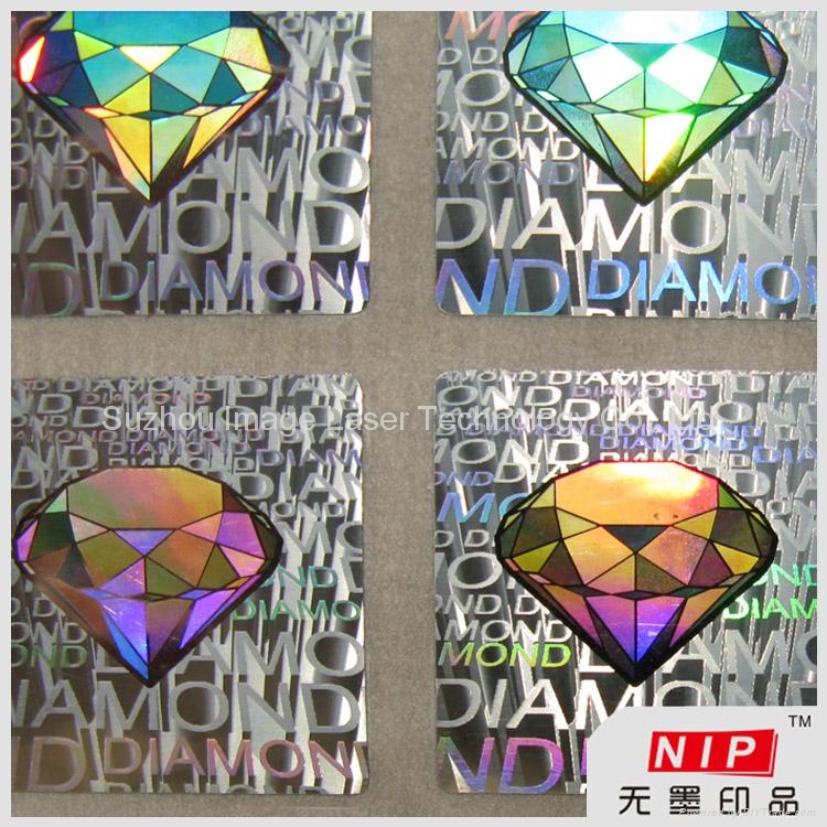 Anti-Fake 3D Security Custom Hologram Sticker 3