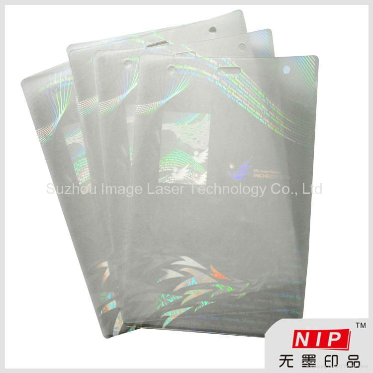 Custom Hologram Overlay Pouch for ID Card 2