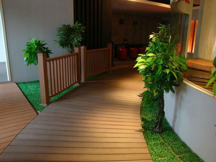 Nanhua wood plastic composit decking ND125H21B 3