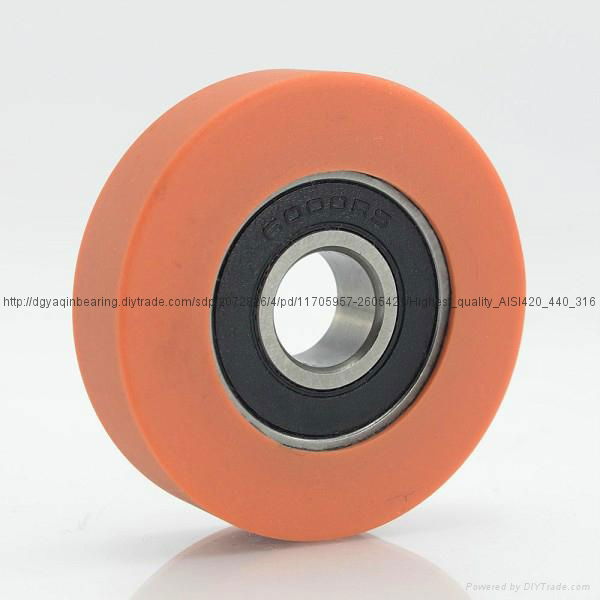 6000RS 10x40x10mm High Quality rubber coated ball bearing Rubber Coated Plastic  3