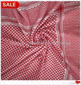 Muslim Cotton Red White Arab Head Scarf For Men 1