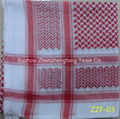 Stock Polyester Arabic Shemagh Scarves 4