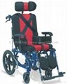 凯洋轮椅KY958LC可折叠式可平躺铝合金脑瘫轮椅