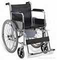 凱洋輪椅KY608L低靠背鋁合金可折疊手動帶座便輪椅