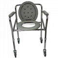 凱洋坐便椅KY696帶輪洗澡多功能座廁椅