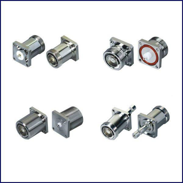 din 7/16 rf coaxial connector for cable or pcb