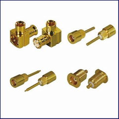 mcx rf connector for cable and pcb