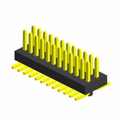 0.8*1.2mm Male header Dual Rows S.M.T
