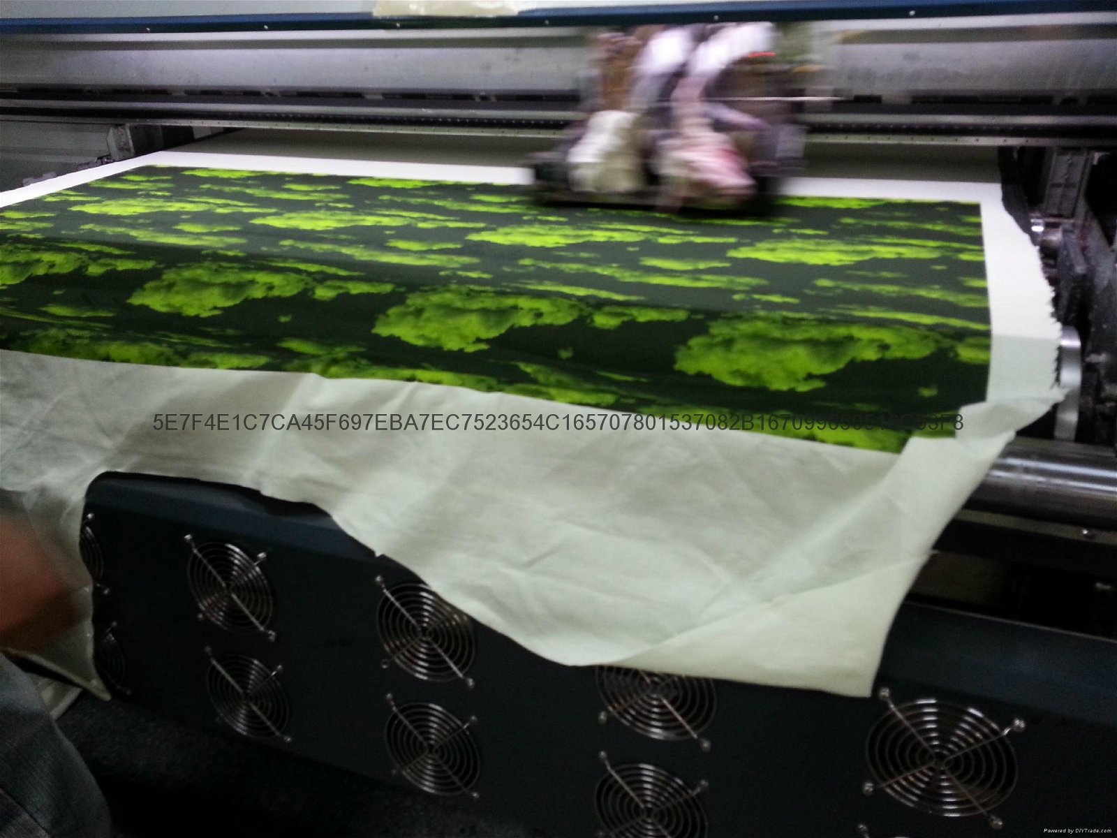 Cotton silk fabric digital printing digital printing piece spray printing