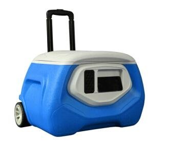 bluetooth speaker cooler box with wheel