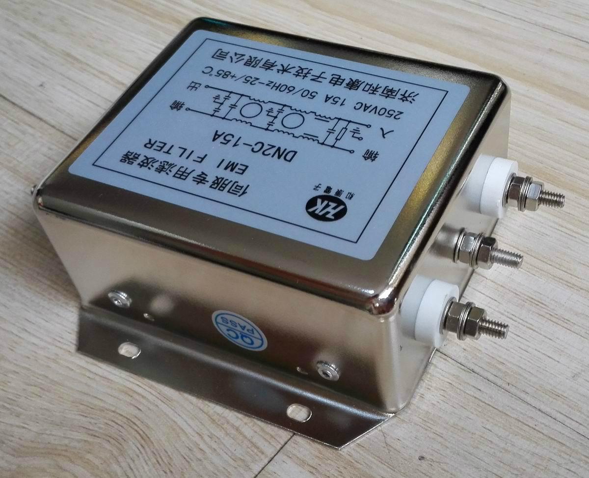 HK伺服专用滤波器三相380V交流噪声净化DN3C-10A-F 3